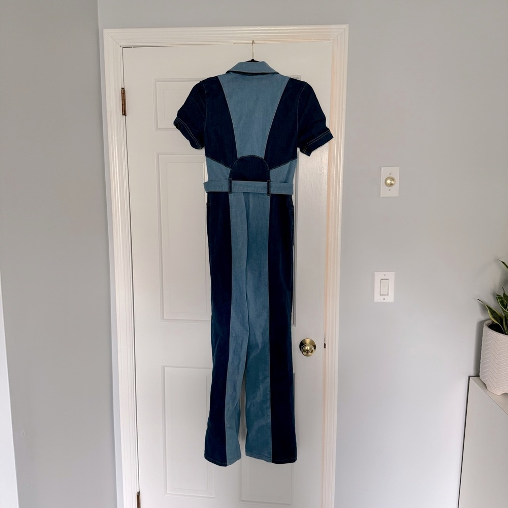 BDG Two-Tone Blue Jumpsuit
